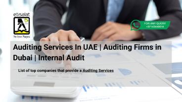 PPT – Auditing Services - UAE | Auditing Firms in Dubai | Internal ...