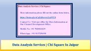 Data Analysis Services | Chi Square In Jaipur