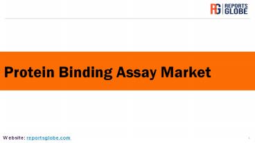 Global Protein Binding Assay Market