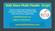 Readymade Best Kids Store Multi Vendor Script