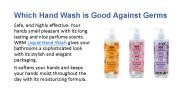 Which Hand Wash is Good Against Germs