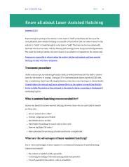 Know all about Laser-Assisted Hatching