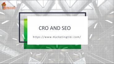CRO and SEO