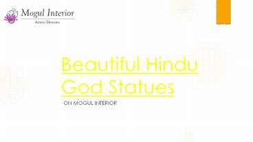 Beautiful Hindu God Statues​ For Homes and Gardens