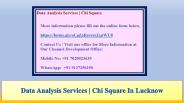 Data Analysis Services | Chi Square In Lucknow