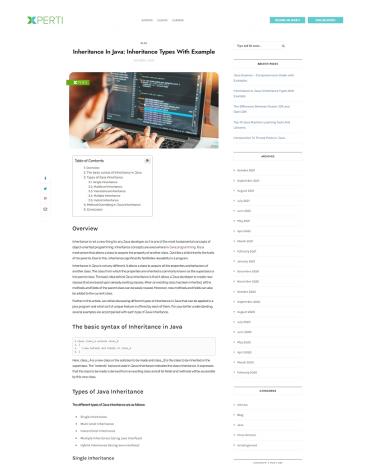 Inheritance In Java: Inheritance Types With Example presentation | free ...
