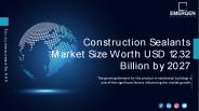 Construction Sealants Market