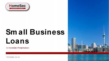 Small Business Loans