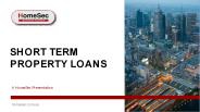 Short Term Property Loans