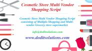 Best Readymade Cosmetic Store Multi Vendor Script