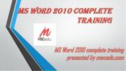 MS word 2010 complete training (2)