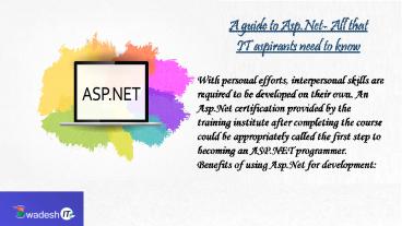 Asp.Net training institute in Durgapur (2)