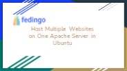 Host Multiple Website On Single Apache Server