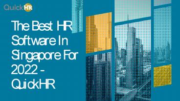 The Best HR Software In Singapore For 2022