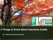 3 Things to Know About Insurance Audits