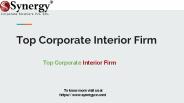 Best Corporate Interior Firm