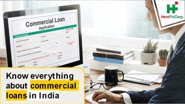 Know everything about commercial loans in India