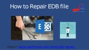How to Repair EDB file