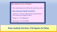 Data Analysis Services | Chi Square In Patna