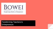 ESL Training for Teachers - Bowei Strategy
