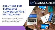 Solutions for ecommerce conversion rate optimization