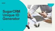 SugarCRM Unique ID Generator