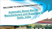 AUTOMATION BOOM BARRIER