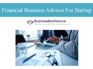 Financial Business Advisor For Startup