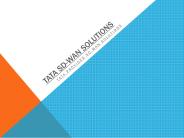 Tata SD-WAN solutions Provider | India Call: 9036000187
