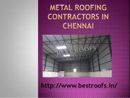 Metal Roofing Contractors in Chennai