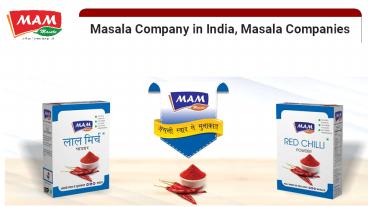 Masala Companies | Spice From India