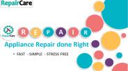 Appliance Repair Care Services Company