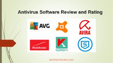Top Antivirus Software Reviews