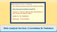 Data Analysis Services | Correlation In Vadodara