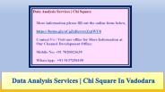 Data Analysis Services | Chi Square In Vadodara