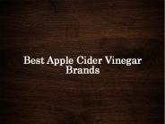 Best Apple Cider Vinegar