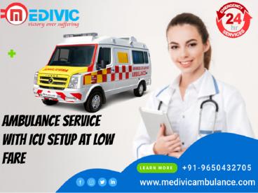 Medivic Cardiac Ambulance Service in from Kolkata to New Town