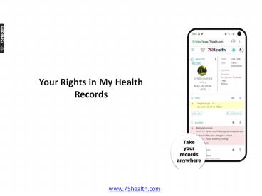 Your Rights in My Health Records