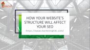 How Your Websites Structure Will Affect Your SEO