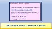 Data Analysis Services | Chi Square In Kannur