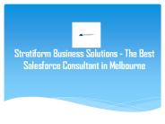 Salesforce Consultant in Melbourne (1)