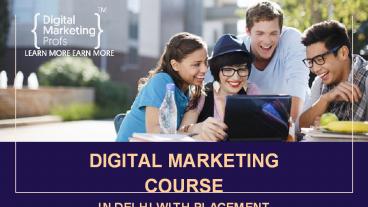 Digital Marketing Course in Delhi with Placement