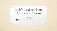India's Leading Home Automation System