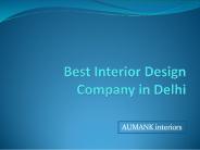 Best Interior Design Company in Delhi