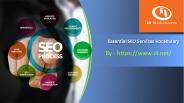 Essential SEO Services Vocabulary