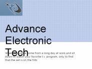Advance Electronic Tech || Mobile TV Repair