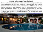 Swimming pool water delivery Dubai