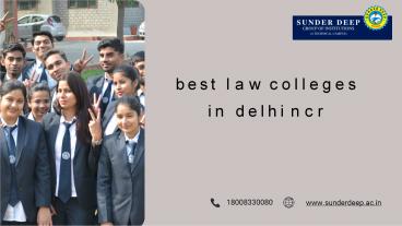 BCI Approved Law Colleges in Ghaziabad
