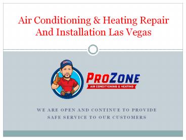 Air Conditioning and Heating Repair Las Vegas