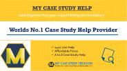 Case Study Help | MBA, Nursing, Law & Engineering Assignment Help